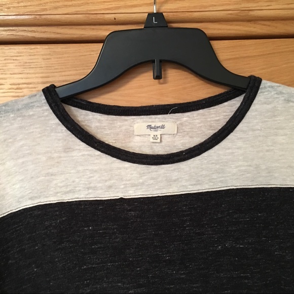 Madewell Front Runner Tee Linen Top, Size XS - Picture 2 of 6